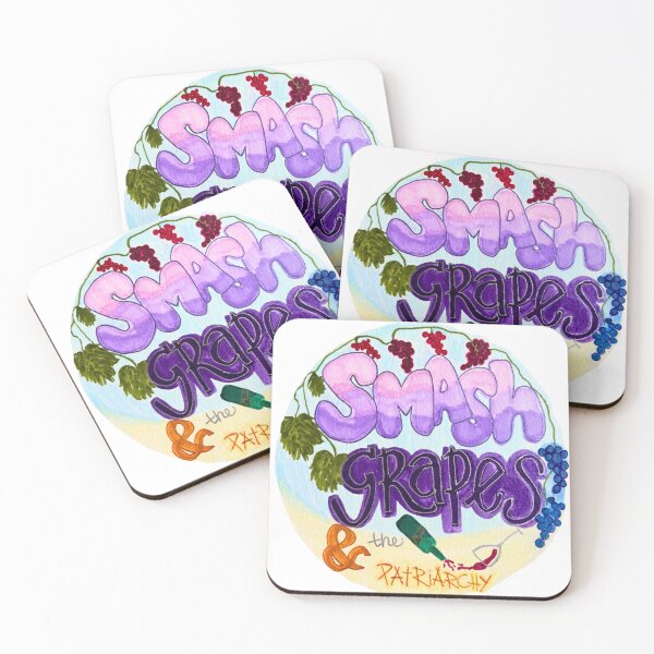 Item preview, smash Grapes and the patriarchy designed and sold by Katy Did Art.