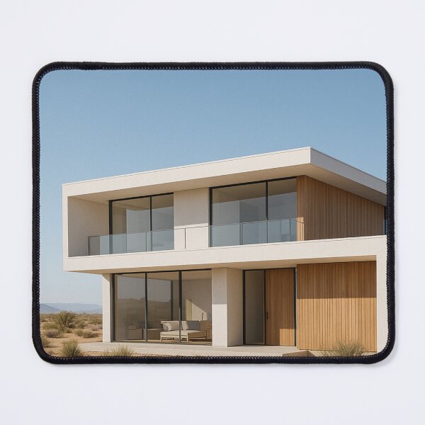 Item preview, Modern Desert House Exterior with Minimalist Architecture designed and sold by Combat Skies.
