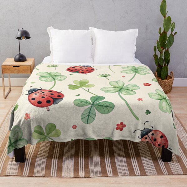 Item preview, Ladybugs on shamrocks , clover, good luck . designed and sold by Lucky 777.