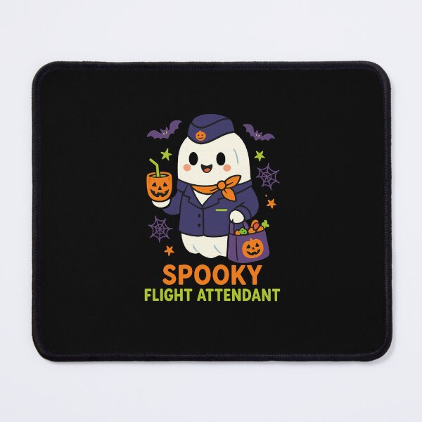 Item preview, Spooky Flight Attendant Halloween Ghost – Cute Stewardess Design for Kids designed and sold by EuropeanPrints.