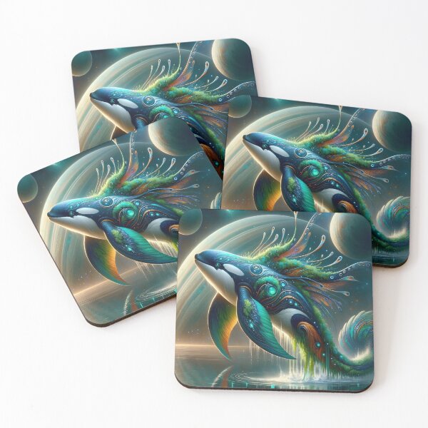 Item preview, Cosmic Fantasy Orca designed and sold by LITTLE MAGICK.