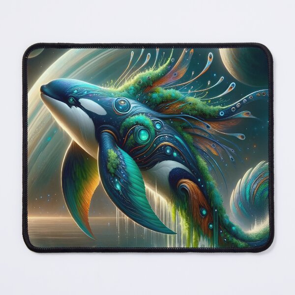 Item preview, Cosmic Fantasy Orca designed and sold by LITTLE MAGICK.