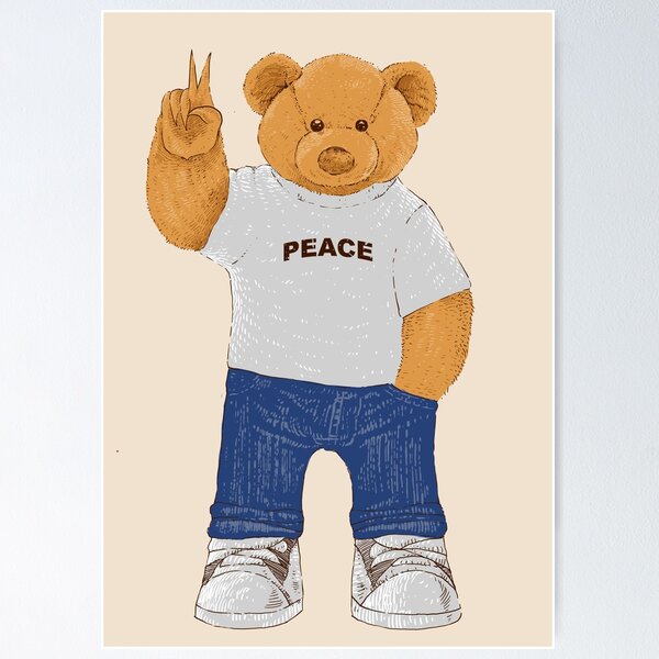 Item preview, Peace Bear designed and sold by barmalisiRTB.