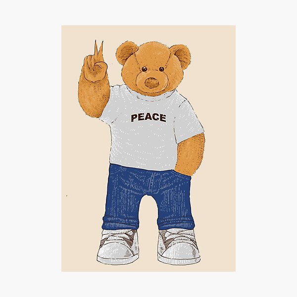 Item preview, Peace Bear designed and sold by barmalisiRTB.