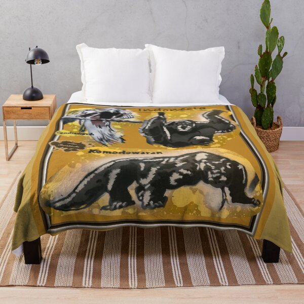 Item preview, Portraits of an orangutan, Komodo dragon and bird of paradise designed and sold by marysfarbklecks.