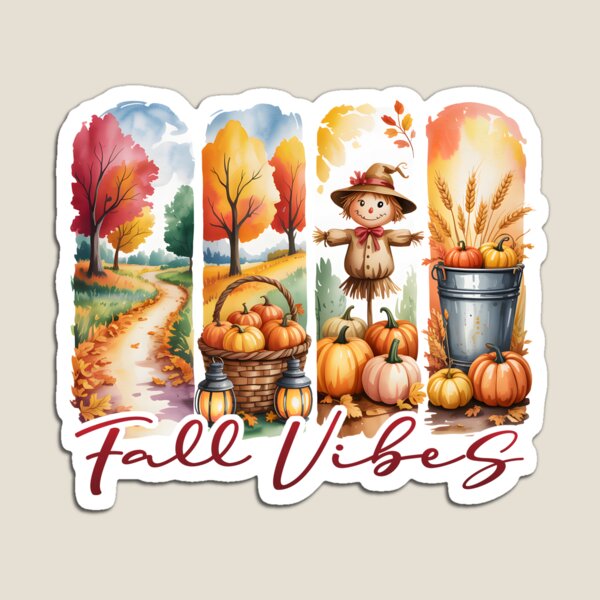 Item preview, Fall Vibes Autumn Brush Strokes designed and sold by CleanDecor.