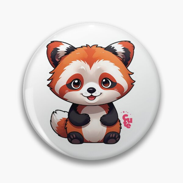 Item preview, Red chibi Cute Panda Kawaii Red Panda  designed and sold by Moonde04.
