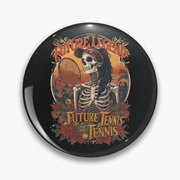 Item preview, Future Tennis Legend Skeleton Athlete designed and sold by Zakrytos ★★★★★.