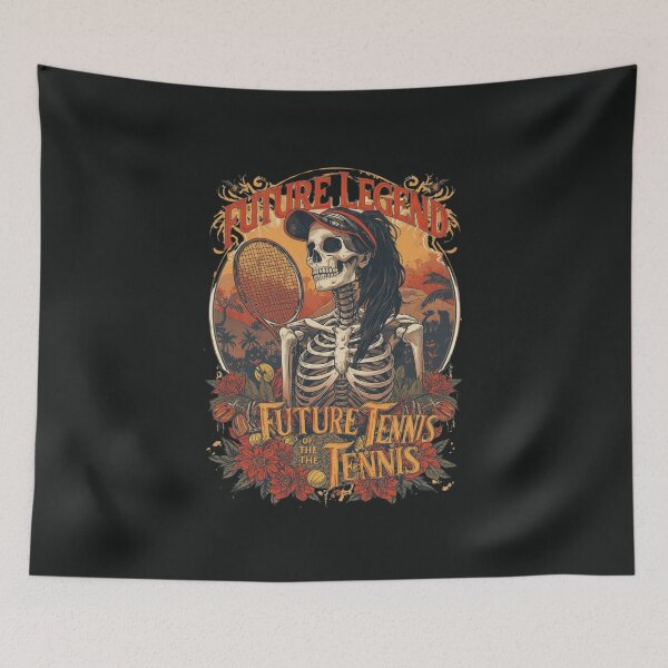 Item preview, Future Tennis Legend Skeleton Athlete designed and sold by Zakrytos ★★★★★.