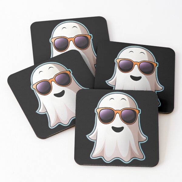 Item preview, funny Halloween Ghost with sunglasses designed and sold by Uglyandcute.