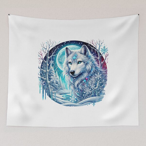 Item preview, Celestial Wolves Sublimation designed and sold by Eiwaprints.