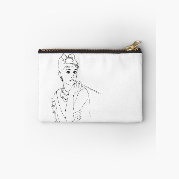 Item preview, Minimal Line Art Portrait – Vintage Audrey Style | Nostalgia Wall Art designed and sold by Pandositive.