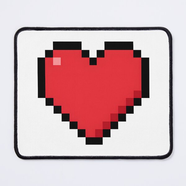 Item preview, Pixel Art Red Heart designed and sold by dionisoldschool .