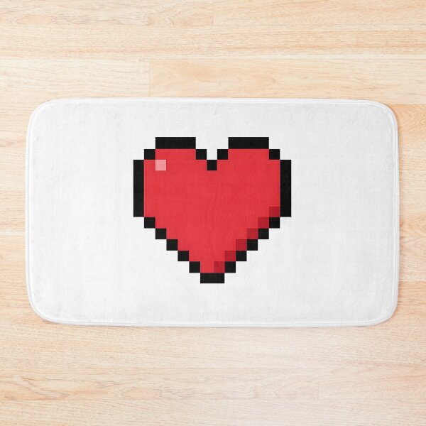 Item preview, Pixel Art Red Heart designed and sold by dionisoldschool .