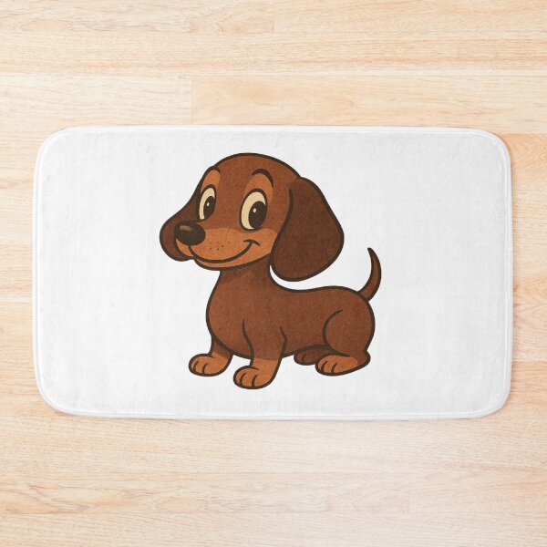 Item preview, Cute Little Dashound Weiner designed and sold by Prints-by-Olaf.