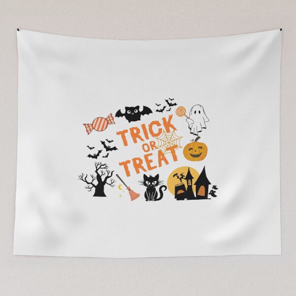 Item preview, Trick or Treat • Dulce o Truco • Gostosuras ou Travessuras designed and sold by LenaBlueDesigns.