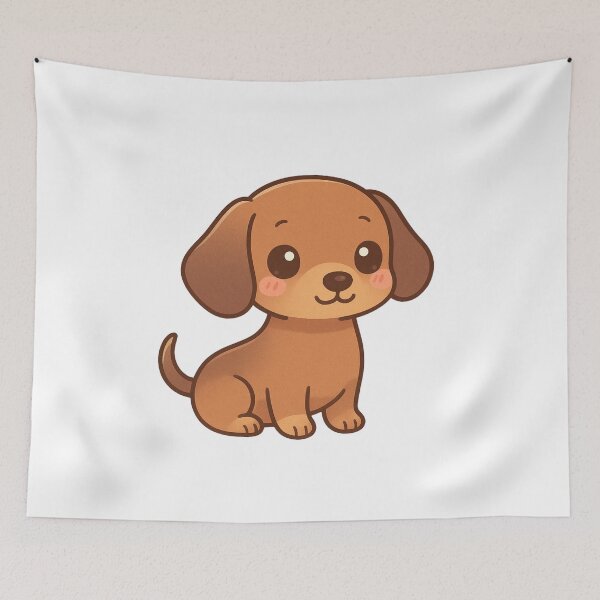 Item preview, Cute Little Dashound Weiner designed and sold by Prints-by-Olaf.