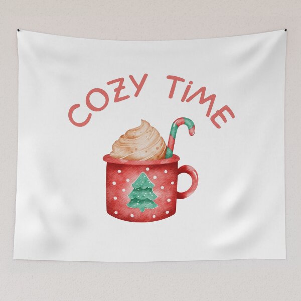 Item preview, cozy hours with a large cup of cocoa designed and sold by eMKa82.