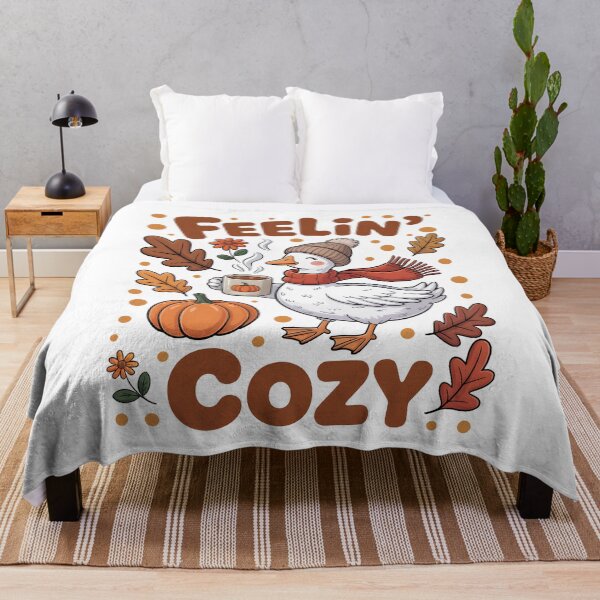 Item preview, Feeling Cozy Fall Goose Design designed and sold by CleanDecor.