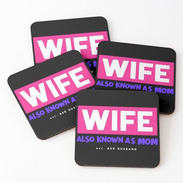 Item preview, Wife Also Known As Mom Funny Family Quote Design designed and sold by TeeTimeTreasure.