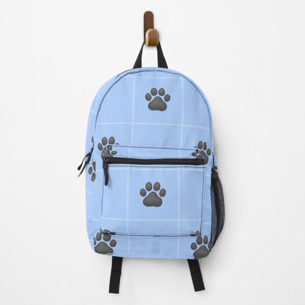 Item preview, Blue Background with Cute Dog Paws designed and sold by imperiumpublicitario .