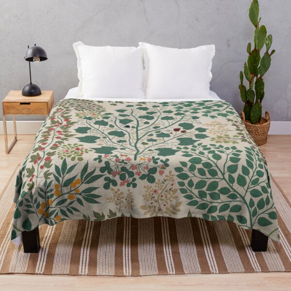 Item preview, Vintage Botanical Folk Art - Garden Vines, Leaves & Berries designed and sold by trajeado14.
