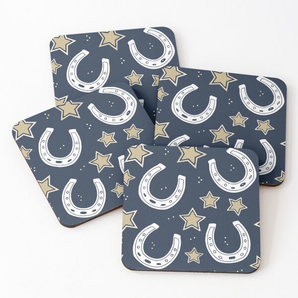 Item preview, Horseshoes with golden stars , lucky symbols . designed and sold by Lucky 777.