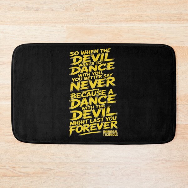 Item preview, Dance With The Devil Immortal Technique Inspirational Lyrics designed and sold by Enea Kelo.