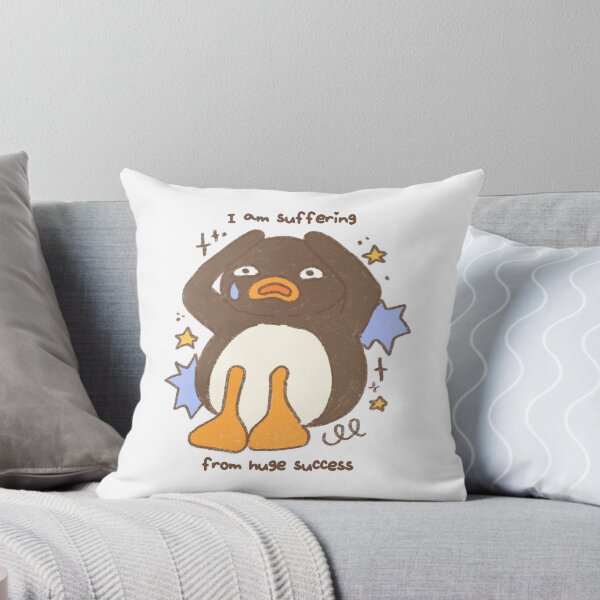 Item preview, Pingu and his crisis “I am suffering from huge success” Fan-art Sticker designed and sold by Planet Karu.
