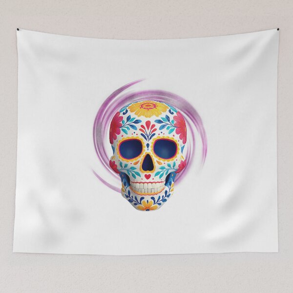 Item preview, Sugar Skull – Colorful Day of the Dead Art Design designed and sold by DesignArtist.ia.