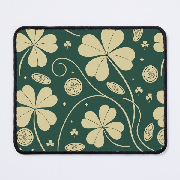 Item preview, Golden four-leaf clovers and coins  , lucky symbols . designed and sold by Lucky 777.