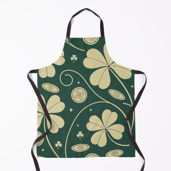 Item preview, Golden four-leaf clovers and coins , lucky symbols . designed and sold by Lucky 777.