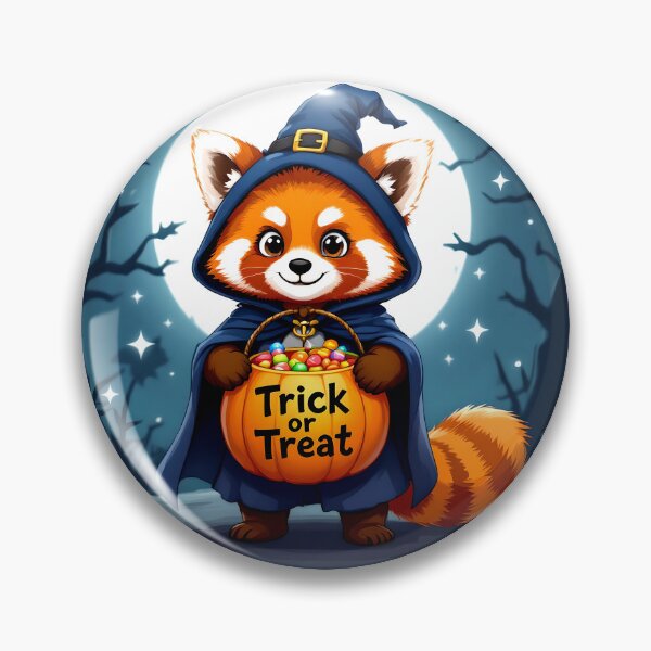 Item preview, red panda magician trick or treat halloween candy designed and sold by SmashingDeals.