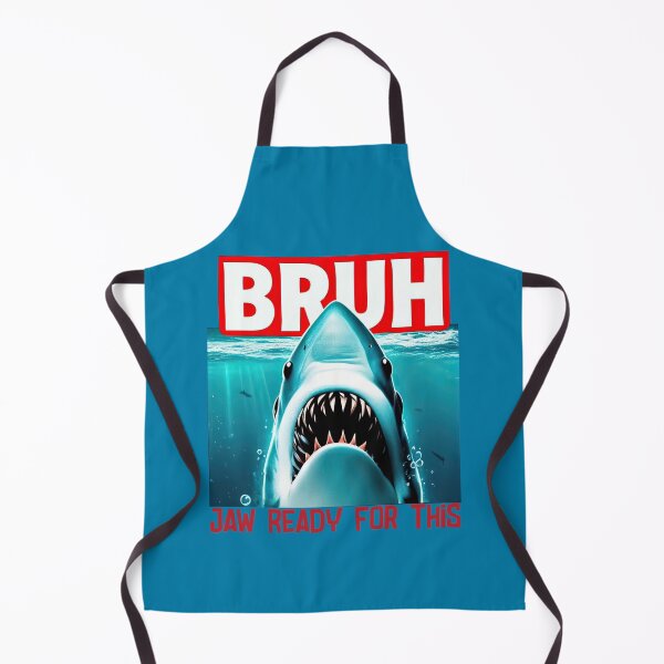 Item preview, Bruh Shark Meme – Jaw Ready For This Funny Design designed and sold by Aredbox.