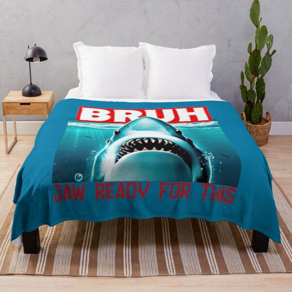 Item preview, Bruh Shark Meme – Jaw Ready For This Funny Design designed and sold by Aredbox.