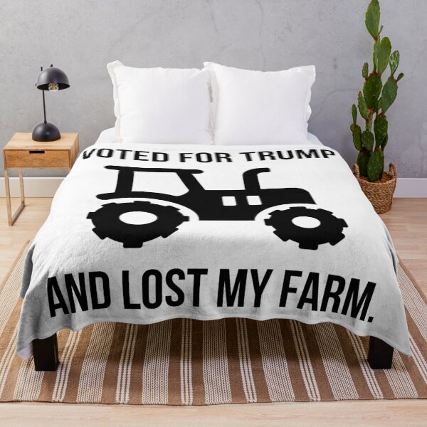 Item preview, “Voted for Trump and lost my farm” designed and sold by Rachel the Artist .