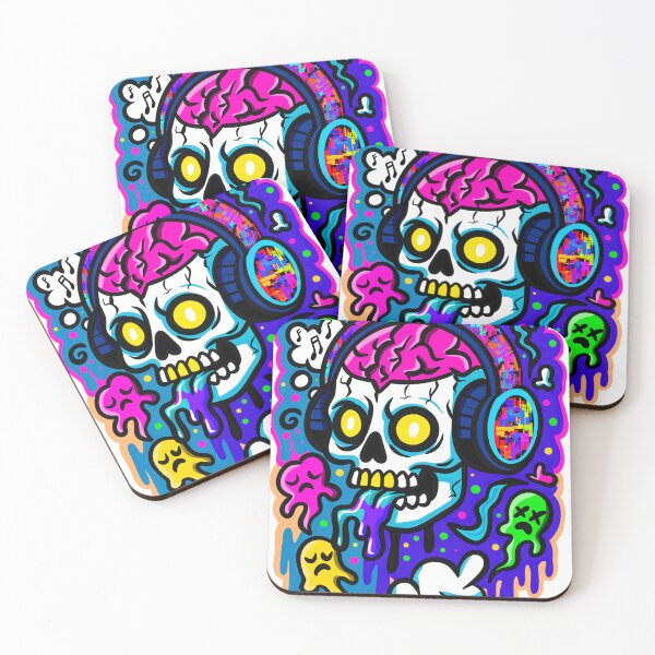 Item preview, Glitch Skull Beats designed and sold by October Forever.