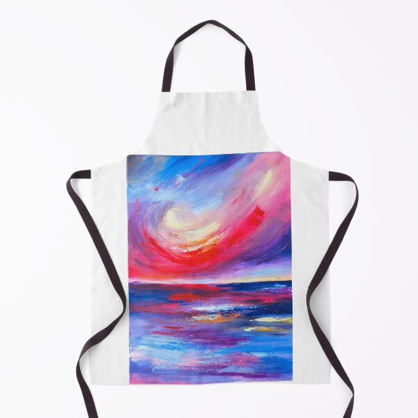 Item preview, Vibrant Sunrise Seascape Artwork designed and sold by kkjustpaint.