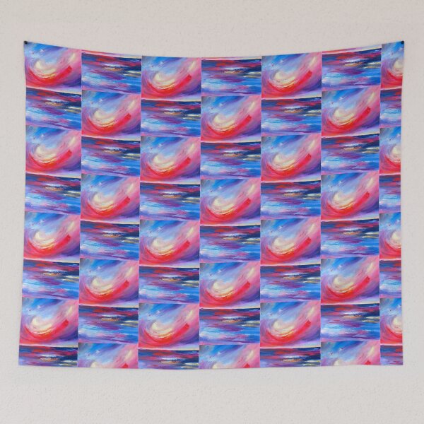 Item preview, Vibrant Sunrise Seascape Artwork designed and sold by kkjustpaint.