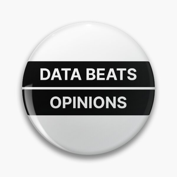 Item preview, Data beats opinions designed and sold by Jiben44.