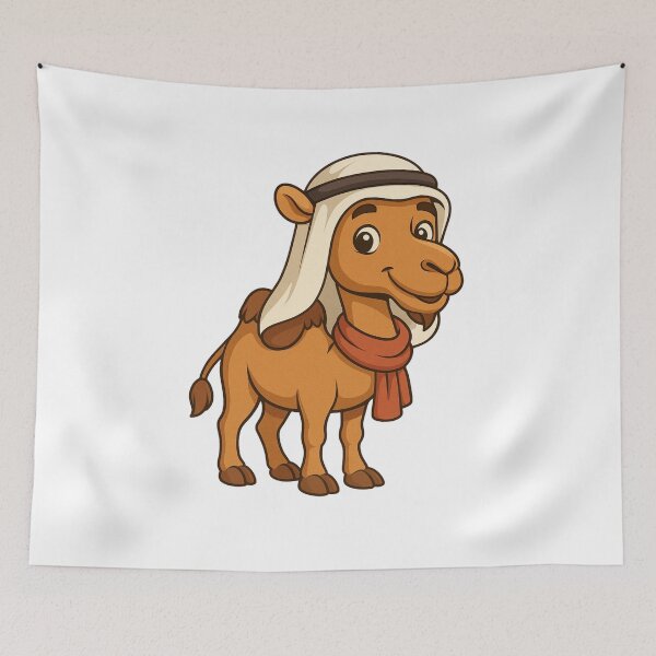 Item preview, Arabic Cartoon Camel designed and sold by Prints-by-Olaf.