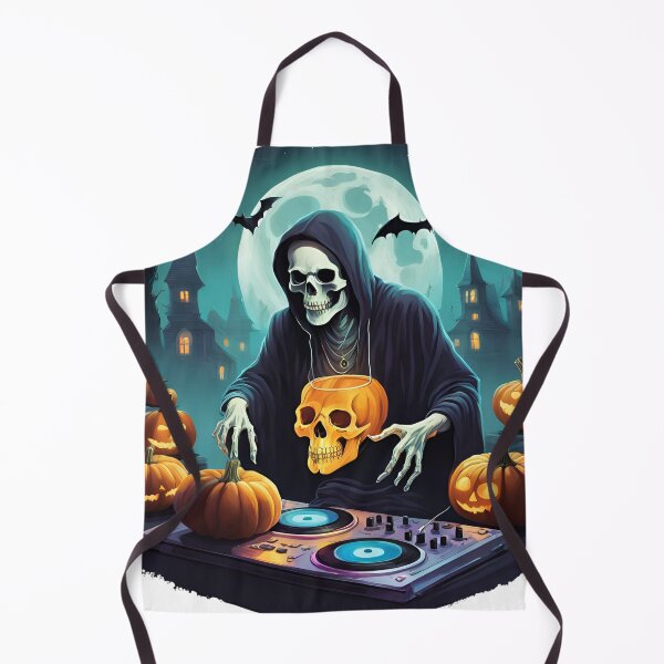 Item preview, Halloween Skeleton Dj Party designed and sold by Mozyden.