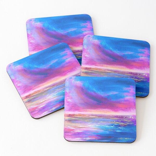 Item preview, Vivid Sky Horizon Abstract Art designed and sold by kkjustpaint.