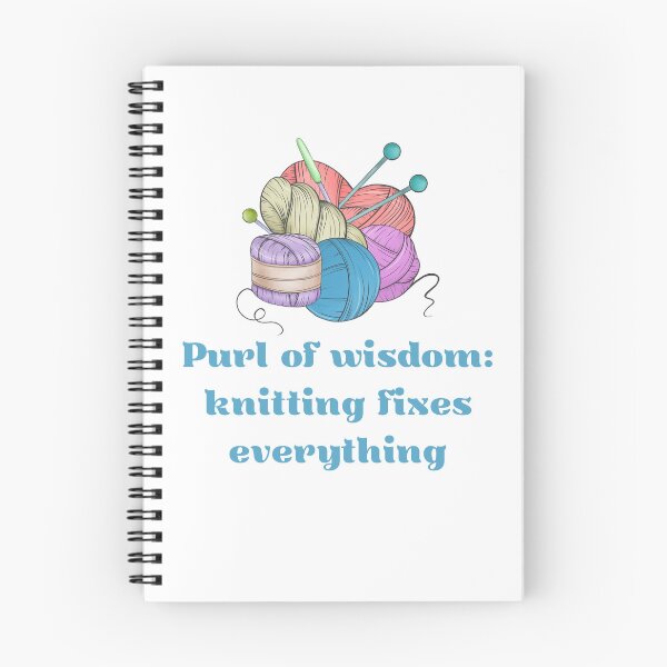 Item preview, Knitting Fixes everything designed and sold by BlesstB.