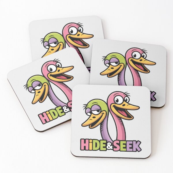 Item preview, Funny Two-Headed Ostrich with Bubble Letter Text designed and sold by SplashTastic.