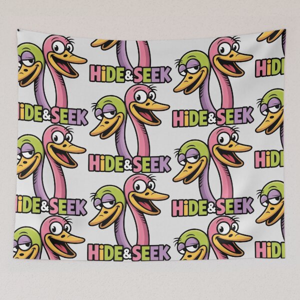Item preview, Funny Two-Headed Ostrich with Bubble Letter Text designed and sold by SplashTastic.