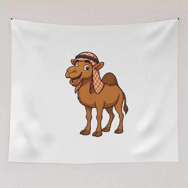 Item preview, Arabic Cartoon Camel designed and sold by Prints-by-Olaf.