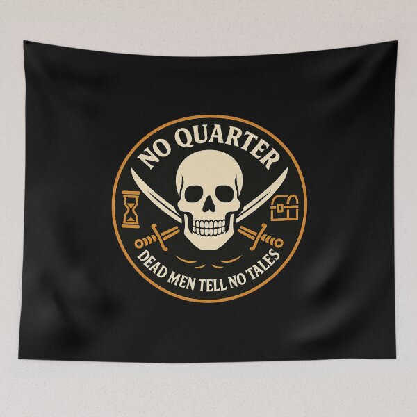 Item preview, No Quarter Classic Orange Glow Logo designed and sold by No Quarter Collective.