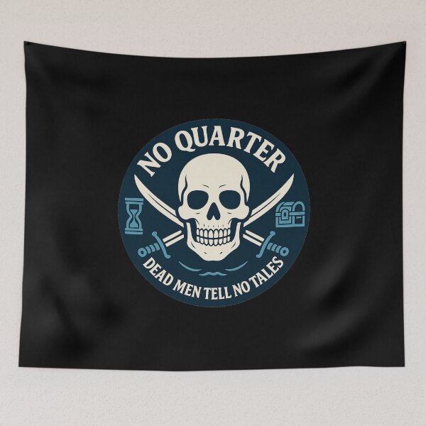 Item preview, No Quarter Deep Blue Glow Logo designed and sold by No Quarter Collective.