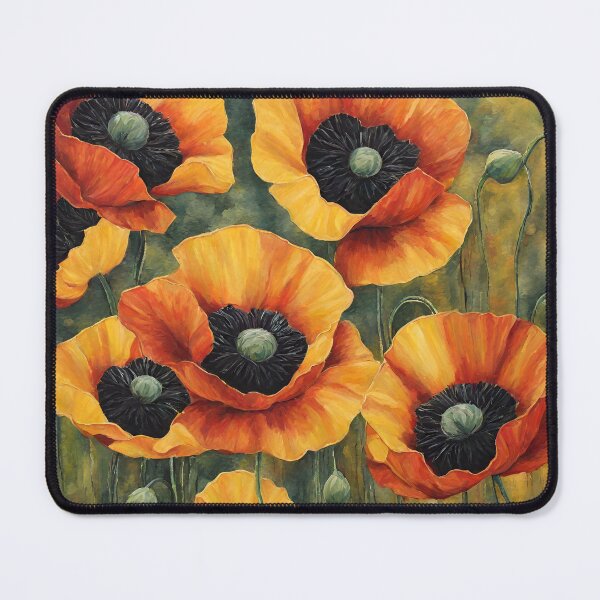 Artikelvorschau, Acryl Mohnblume entworfen und verkauft von Mozyden.